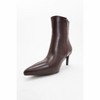 Noya Burgundy Cilt Stiletto Boot (Women) | Prologue Shoes - 3 of 4