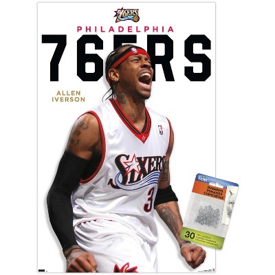 Trends International Allen Iverson - Feature Series 23 Unframed Wall Poster Prints