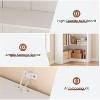 71.8'' Corner Bookshelf, 5-Tier Wooden Farmhouse Bookcase w/Anti-Tipping Kit, Storage Organizer - 4 of 4