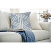 Liora Manne Frontporch Geometric Indoor/Outdoor Pillow.. - 2 of 4