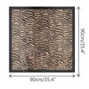 INSPIRE CHIC Women Zebra Printed Satin Large Square Silky Neck Scarves 1Pc - 3 of 4