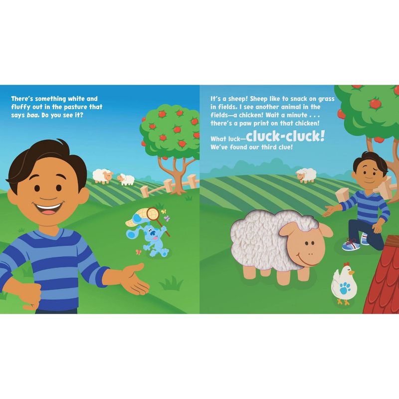 Blue's Clues & You!: Farm Day with Blue - (Touch and Feel) by  Maggie Fischer (Board Book), 5 of 7