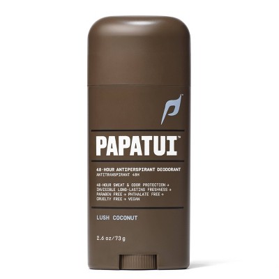 Papatui Triple Action Complex Men's Antiperspirant Lush Coconut 48-Hour Sweat and Odor Protection - 2.6oz