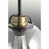 Progress Lighting Chronicle 1-Light Mini-Pendant, Antique Bronze, Clear Seeded Glass, Steel, Dry Rated - 2 of 4