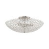 Livex Lighting Cassandra 3 - Light Flush Mount in  Brushed Nickel - 3 of 4