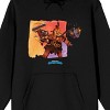 Minecraft Legends Portal Guard Long Sleeve Black Adult Hooded Sweatshirt - 2 of 3