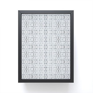 Becky Bailey Shibori Diamonds Framed Mini Art Print 4" (H) x 3" (W) x 1" (D) - Society6 - 1 of 3