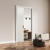 VEVOR Sliding Pocket Door Hardware Track Kit, 5.73 ft Heavy Duty Pocket Door Hardware Kit,for 24"-36" Wide Single Door,Black&Silver - 2 of 4