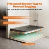 AMERLIFE Shower Curb Kit with Complete Shower Kit - 2 of 4