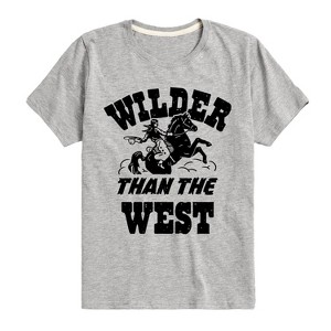 Boys' - Instant Message - Wilder Than The West Short Sleeve Graphic T-Shirt - 1 of 4