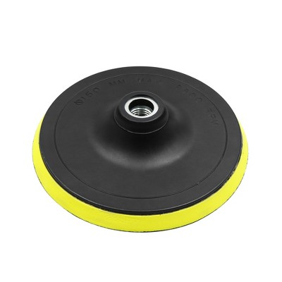 Unique Bargains Car Automotive M16x2.0 Pad Backing Plate Hook Loop Polishing Buffing 6 inch