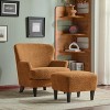 Christopher Knight Home Gerald Contemporary Boucle Upholstered Club Chair and Ottoman Set - 2 of 4