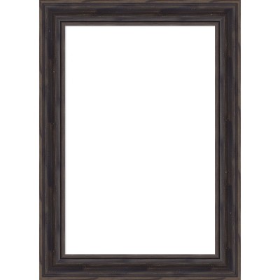 Amanti Art Rustic Pine Black Narrow Framed Dry Erase Magnetic Board