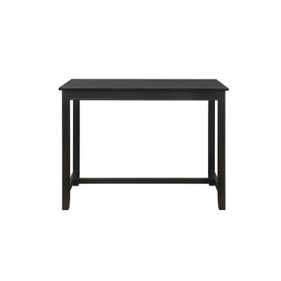 Claridge 36" Transitional Black Solid Wood Counter Height Pub Table