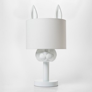 Peek-a-Boo Rabbit Table Lamp (Includes CFL Bulb) - Pillowfort , Size: Lamp with Energy Efficient Light Bulb
