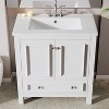 Tribesigns 30" Modern Bathroom Vanity with Sink, Freestanding Bathroom Vanities Cabinet Combo - 4 of 4