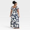 Women's Flutter Short Sleeve Tiered Maxi Empire Waist Dress - Ava & Viv™ - 2 of 3