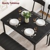 Dining Table Set for 4, Kitchen Table and Chairs for 4 - 3 of 4