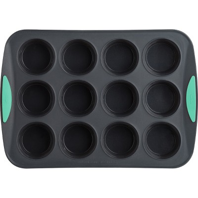 12ct Silicone Muffin Pan Blue - Figmint™ : Target