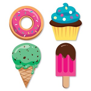 Big Dot of Happiness Sweet Shoppe - DIY Shaped Candy and Bakery Birthday Party or Baby Shower Cut-Outs - 24 Count - 1 of 4