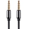 Monoprice Audio Cable - 15 Feet - Black | Auxiliary 3.5mm TRRS Audio & Microphone Cable, Slim Design Durable Gold Plated - Onyx Series - image 3 of 4