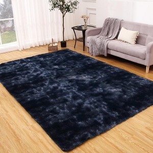 Plush Thick Shag Area Rug Large Soft Fluffy Faux Fur Carpet, Non-Slip Non-Shedding Fuzzy Rug for Living Room, Bedroom Nursery Decor - 1 of 4