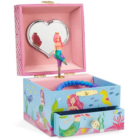 Jewelkeeper Unicorn Music Box & Little Girls Jewelry Set, Rainbow Unicorn :  Target