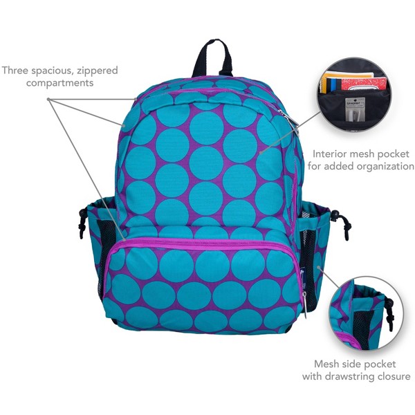 Mochila infantil Wildkin de 17 pulgadas – resistente y ligera para niños y niñas 4