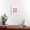  Deny Designs Carrie Cantwell Vintage Pink Bows White Framed Art Print - 2 of 4