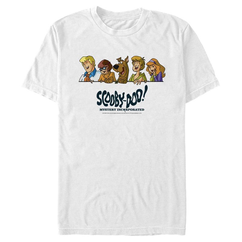 Men's Scooby Doo Character Bust Line-Up T-Shirt, 1 of 5