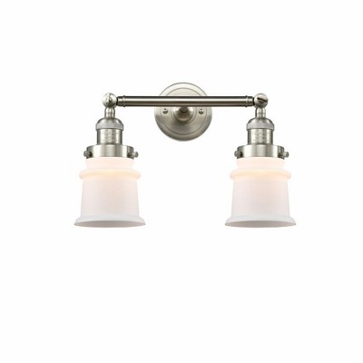 Canton - 2 Light Bath Vanity In Industrial Style-11 Inches Tall and 16.5 Inches Wide
