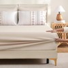 Tufted Boho Comforter Set Bed in a Bag – 7-Piece Aztec Farmhouse Bedding with Sheets & Pillowcases, Soft Microfiber Quilt - 3 of 4