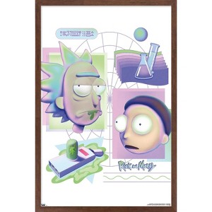 Trends International Rick and Morty - Chemistry Framed Wall Poster Prints - 1 of 4