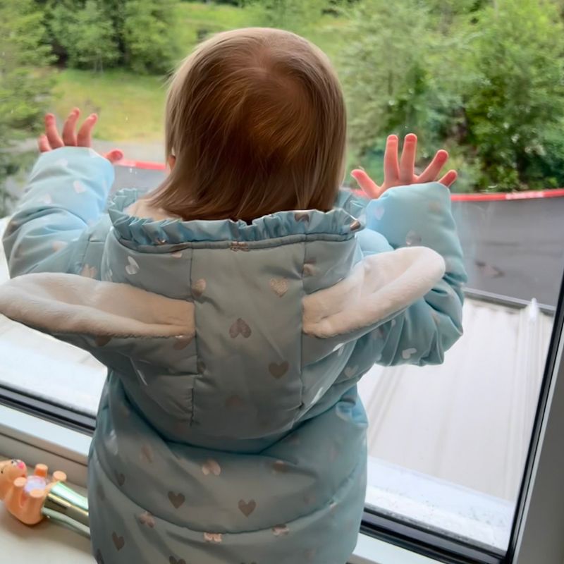 Rokka&Rolla Infant Toddler Girls' Fleece Puffer Jacket-Baby Warm Winter Coat, 5 of 10