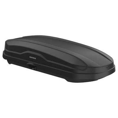 Yakima NX 16 Cubic Foot General Travel Vehicle Rooftop Cargo Carrier Box with Removable Torque Knob and Dual Sided Opening, Black