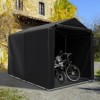 Costway 7 x 5.2' Heavy Duty Storage Shelter Outdoor Bike Storage Tent with Waterproof Cover - 2 of 4