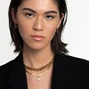 Pompeii3 Alize Necklace 18k Gold Plated 14" 12mm Width Curb Chain with 4" Extender - 3 of 4