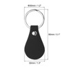 Unique Bargains PU Leather Keychain Fobs Kit with Key Rings for DIY Crafts 10 Pcs - 2 of 4
