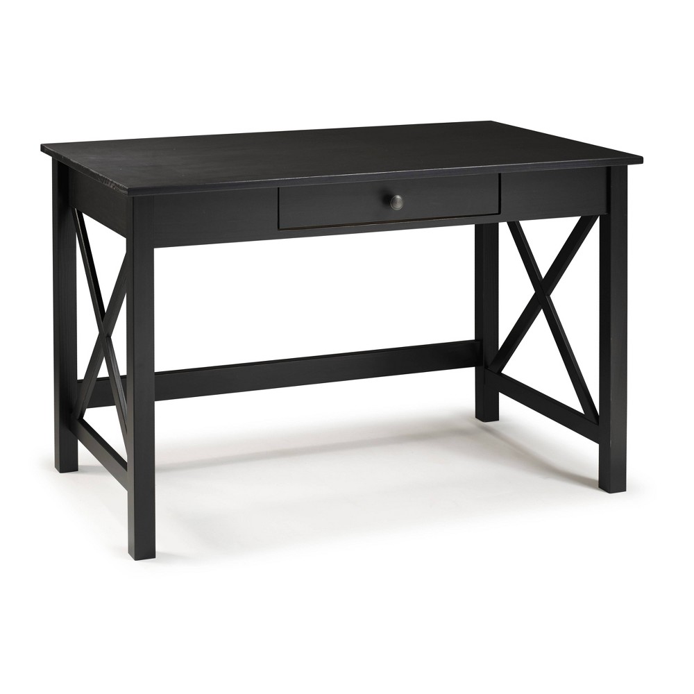 46" Davis Transitional Laptop Desk with Drawer, Home Office Furniture - Linon