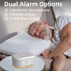 Aoibox Digital Alarm Clock with White Noise Machine & Night Light,30 Wake-Up Sounds,27 Sleep Sounds,12 Color Options, Snooze Function,32 Volume Levels - 3 of 4