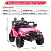 Electric Car, Licensed Toyota 12V Ride-On Car, for Kids with RC, Music, LED Lights, Double Doors, Safety Belt - 4 of 4