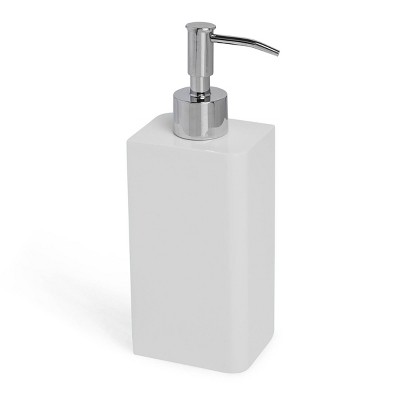 Lacquer Lotion Dispenser White - Cassadecor