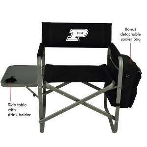 NCAA Purdue Boilermakers Deluxe Sports Chair with Side Table - 1 of 3