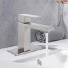 ChicFurnit Bathroom Sink Faucets Modern Waterfall Single Handle Faucet Single Hole Sink Faucet for Bathroom Vanity, Silver, 13.82"*7.72"*2.91" - 2 of 4