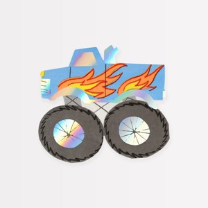 Meri Meri Monster Truck Napkins (Pack of 16) - 1 of 2