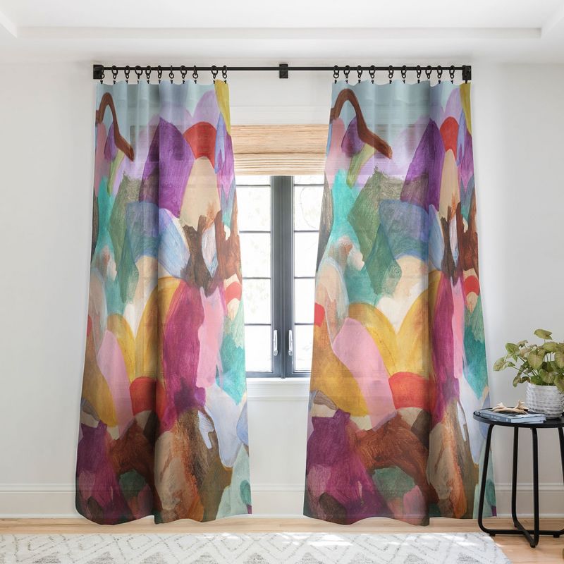 Laura Fedorowicz Beauty in the Connections Single Panel Sheer Window Curtain - Deny Designs, 1 of 4