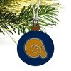 Albany State University Primary Logo Mini Small Tiny Wood Christmas Tree Holiday Ornament - 3 of 4