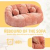 NicBex 64 Inch Loveseat,Modern Chenille Fabric Loveseat Sofa Lounger High Back,Bean Bag Chair Couch for Living Room - 4 of 4