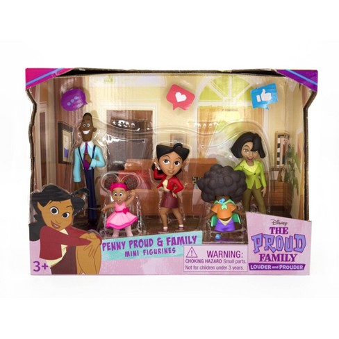 The Proud Family Louder and Prouder Penny Proud and Family Mini Figurines Set - image 1 of 4