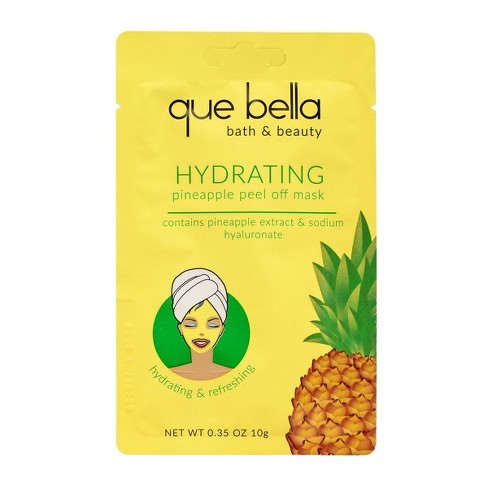 Download Que Bella Hydrating Pineapple Peel Off Face Mask 0 35oz Target PSD Mockup Templates